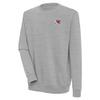 Antigua Men's Heather Gray Kansas City Chiefs Victory Pullover Sweatshirt view 1