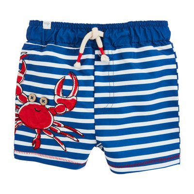 Mud Pie Boys' Standard Crab Applique Trunk