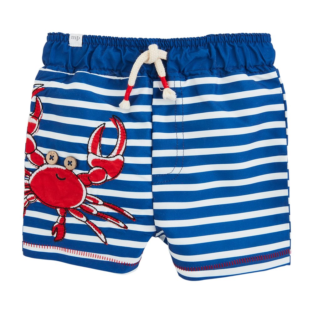Mud Pie Boys' Standard Crab Applique Trunk