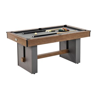 Barrington Billiards 5.5' Urban Drop Pocket Pool Table with Pool Ball and Cue Stick Set, Perfect for Game Rooms
