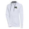 Antigua Women's White Green Bay Packers Victory Full-Zip Hoodie view 1