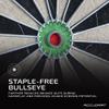 Accudart Classic Bristle Dartboard - Official Size 18" x 1.5" - Self-Healing Genuine Bristle Sisal - Staple Free Bullseye - Ideal for Steel Tip Darts view 4
