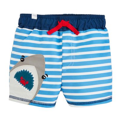 Mud Pie Boys Shark Applique Trunks; 24 Months-3T