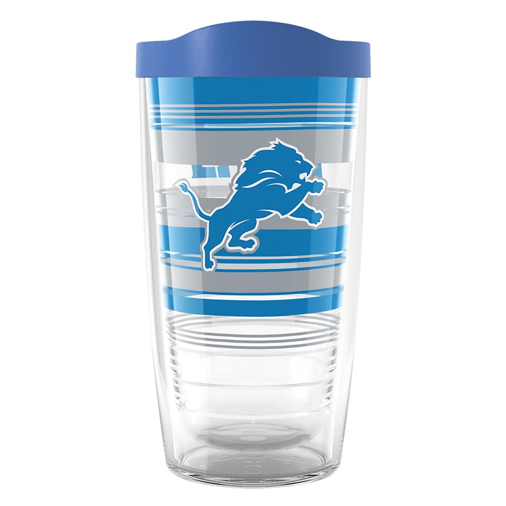 Tervis NFL Detroit Lions - Hype Stripes Made in USA Double Walled Insulated Tumbler Travel Cup Keeps Drinks Cold & Hot, 16oz, Classic