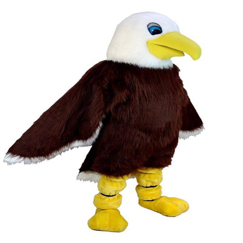 FurryMascot Bald Eagle Birds Mascot Costume Adult Size Mascotte Mascota Carnival Party Cosplay Costume Suit