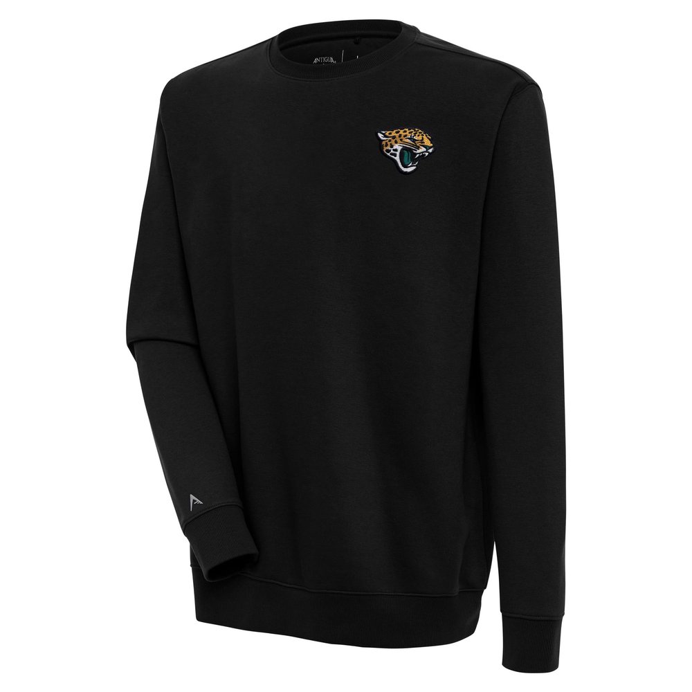 Antigua Men's Black Jacksonville Jaguars Victory Pullover Sweatshirt