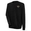 Antigua Men's Black Jacksonville Jaguars Victory Pullover Sweatshirt view 1