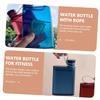 BESTOYARD Clear Container with Lid Sport Water Bottle Camping Water Jug Transparent Water Bottles Clear Water Bottles Flat Water Bottles Sports Drinking Bottle Girl Men and Women re-usable view 2