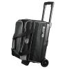 ELITE Basic Double Roller Bowling Ball Bag With Wheels | Graffiti-Style Design | Durable Bowling Bags With Ample Storage | Charcoal view 1