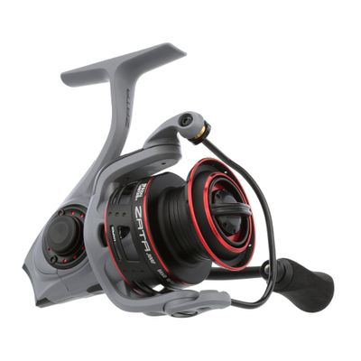 Abu Garcia Zata Size 2500 Spinning Fishing Reel, Machined Aluminum and Stainless Steel Construction, Right/Left Handle Position, Carbon Fiber Front Drag Drag System