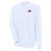 Antigua Men's White Kansas City Chiefs Victory Pullover Sweatshirt view 1