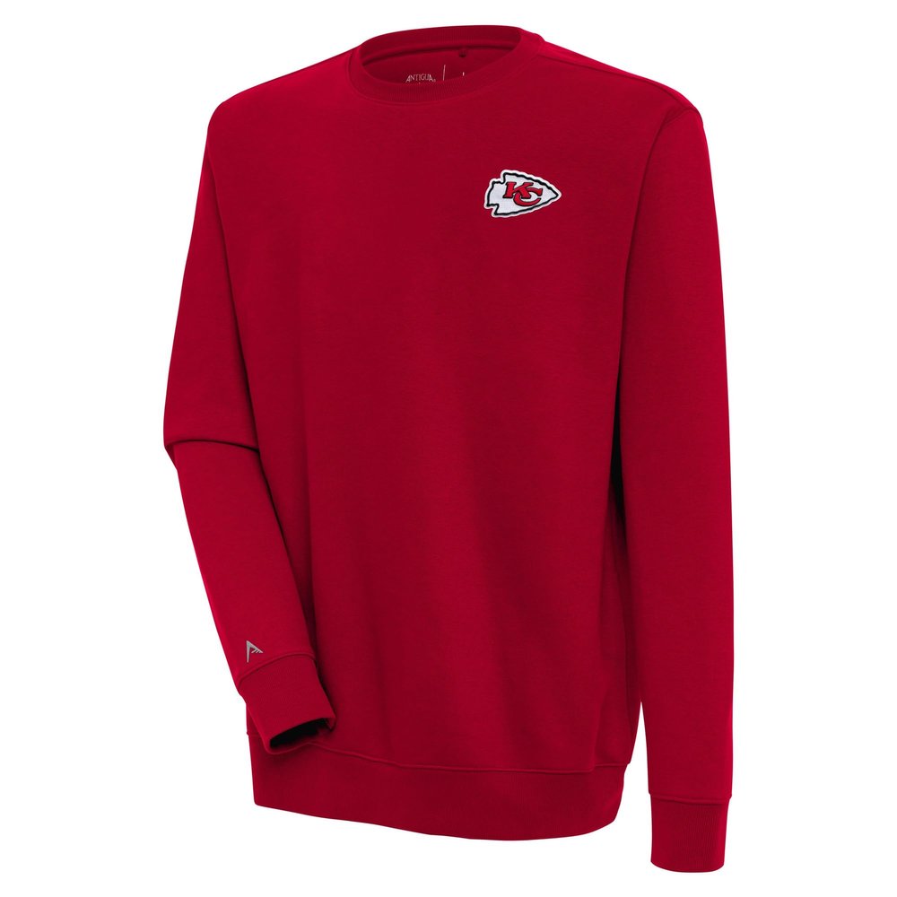 Antigua Men's Red Kansas City Chiefs Victory Pullover Sweatshirt