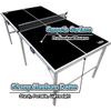 PartyLife USA 6 ft x 3 ft Ping Pong Table Tennis Table w/LED Lights & Game Kit | Mid-Size Portable Folding Indoor Outdoor Ping Pong Table Tennis Table | Kids & Adults | Game Room | Not Full Size view 3