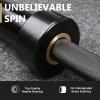 LIONSCOOL 7ft Olympic Barbell (Black E-coating, 1500LBS, No Center Knurl) view 3