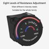 ASSYA Elliptical Trainer Home Seated Pedal Exerciser Foot Circulation Machine with Armrests and Seat Real-Time Data Display Resistance Adjustment,White view 4