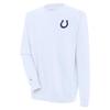 Antigua Men's White Indianapolis Colts Victory Pullover Sweatshirt view 1