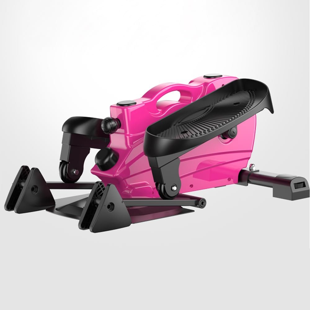 ASSYA Home Pedal Exerciser Small Pedal Exerciser Under Desk Elliptical Trainer Resistance Adjustment Quiet Operation Does Not Take Up Space