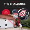 IE Sports Portable Basketball Hoop w/ 50" Backboard & Rebounder, 7.5-10 Ft Adjustable Height - Outdoor Basketball Equipment for Backyard, Driveway, and Garage view 4