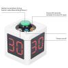 LED Race Clock Cube Timer, 1.4in 4 Sided Digital Shot Countdown Stopwatch, Casino Timer, Poker Timer, for Private Poker Decor view 3