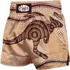 O2TEE Men Warrior Kombat Gear Boxing Shorts for Cage Fighting Daily,Kangaroo L view 1