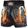 O2TEE Wolf Fire Muay Thai Boxing Shorts for Casual Running Party Night,XL view 1