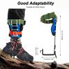 Tree Climbing Spike,Outdoor Tree Climbing Spikes Set,Adjustable Tree Climbing Gear with Leggings Safe Straps,Safety Belt Straps and Non-Slip Pedal,for Picking Fruit, Climbing Trees and Outdoor Sports view 4