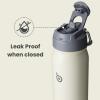 BOTTLE BOTTLE 24 oz sports water bottle stainless steel insulated water bottle with straw and pills holder (gray) view 4