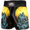 O2TEE Unisex Mens Boys Unique Gym Team Muay Thai Shorts Trunks Gym Fitness, Wolf S view 1