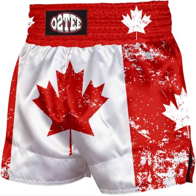 O2TEE Women Girls Traditional Boxing Shorts Combat Boxer Trunks for Competition,Canada 2XS
