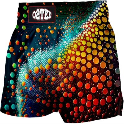 O2TEE Muay Thai Shorts MMA Gym Boxing Fighting Martial Arts Gear for Girls,XS