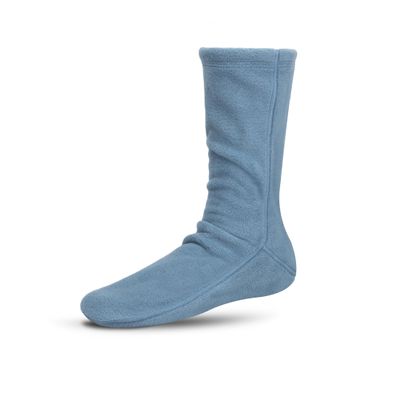 Acorn Unisex Adult Versafit, Breathable And Moisture Wicking, Mid-calf Fleece Sock Slipper, Vintage Blue, 11.5-12.5 Women/10-11 Men US