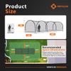 ORIENGEAR Baseball Batting Cage 30FT for Backyard, Training Equipment Cages for Hitting and Pitching Practice, Softball Baseball Nets for Batting with Frame and Net view 2