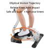 ASSYA Elliptical Stepper Home Elliptical Machine Foot Circulation Machine with U-Shaped Armrests, Adjustable Resistance, Quiet Operation view 2