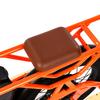 ADDMOTOR Bicycle Manned Cushion for M-160, Bike Back Shelf Seat Cushion Manned Comfortable Saddle Back Seat, Brown Small view 2