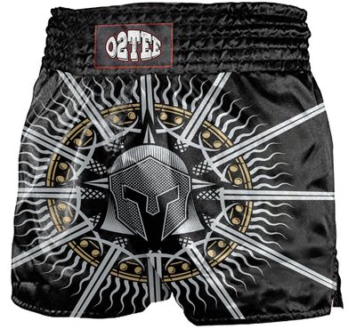 O2TEE Women Girls Traditional Boxing Shorts Combat Boxer Trunks for Competition,Warrior 2XS