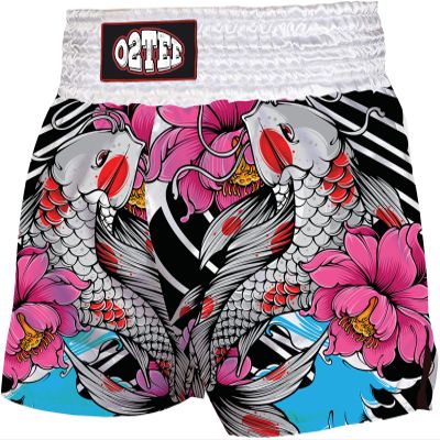 O2TEE Women Girls Traditional Boxing Shorts Combat Boxer Trunks for Competition, 2XS