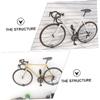 VANZACK Space-saving 1 Set Bike and Storage Rack Owl Design Wall-mounted Bicycle Hanger for Garage and Office Use view 2