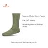 Acorn Mens and Womens Versafit Fleece Sock: Super Soft & Ultra-Warm, Mid-Calf Height, Flat-Flock Seams view 3