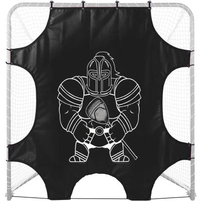 Doubleriver Lacrosse Shooting Target Tarp: PVC Weather-Resistant Goal Sheet with Elastic Cords Universal 6x6FT Fit for Backyard & Field Practice Style 1