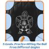 Doubleriver Lacrosse Shooting Target Tarp: PVC Weather-Resistant Goal Sheet with Elastic Cords Universal 6x6FT Fit for Backyard & Field Practice Style 1 view 4