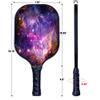 PrintOnDemand Universe Pickleballs Paddles Set, 2 Pickleballs Paddles, 4 Pickleballss, 1 Carrying Bag, Pickle Ball Paddle Gifts for Beginners, Universe Type 1 view 3