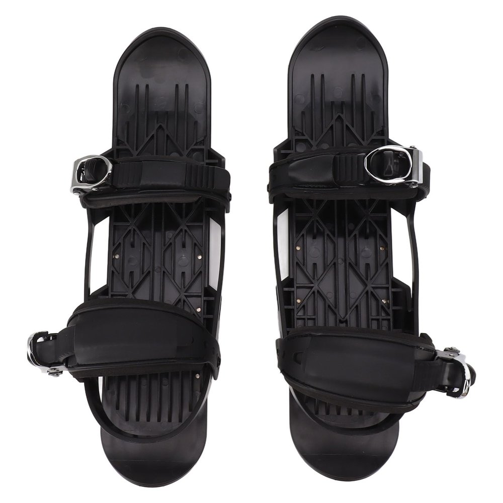 Mini Short Ski Skates, Easy to Fit into Backpack, Mobility and Freedom Adjustable Short Mini Ski Skates for Snowboard Skiing