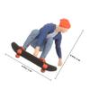 EXCEART Mini People Figurines Mini Trains Architectural 1:64 Scale People Tiny Model Painted Figures Figure Layout view 2