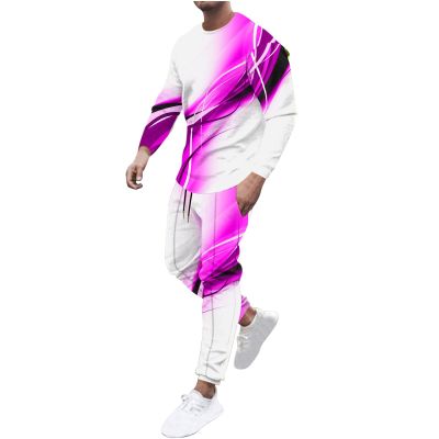 my recent orders placed by me men's tracksuits 9 pieces Men's Tracksuits Outfits Set 2 Piece Jogging Suits Casual Crewneck Pullover Sport Pants Running Sports Sweatsuit Purple 4X