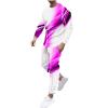 my recent orders placed by me men's tracksuits 9 pieces Men's Tracksuits Outfits Set 2 Piece Jogging Suits Casual Crewneck Pullover Sport Pants Running Sports Sweatsuit Purple 4X view 1