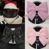 1 Piece Large Bow Helmet Decoration - Helmet Accessories & Embellishments for Ski, Motorcycle & Snowboard - Pink view 4