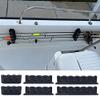 Portable Fishing Rod Rack Fishing Storage Holder Wall Mount For Garage Carp Cabin Basement Holds 3/4/6 Fishing Rods Holder For Bathrooms On Wall Stand Standing Toilet Travel Children Countertop view 3