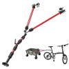 Stainless Steel Bike Trailer Coupler for Garden Cart, Portable Bike Trailer Hitch, Aviation Grade Thickened Aluminum, Suitable for Electric Vehicle view 1