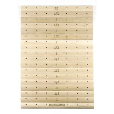Workshop 19/50 Campus Rungs G (Set of 18 pcs) | for Climbing Walls (19mm)