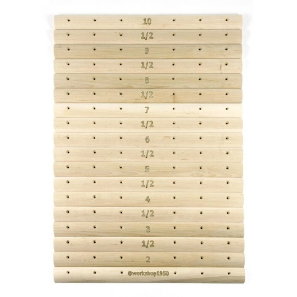 Workshop 19/50 Campus Rungs G (Set of 18 pcs) | for Climbing Walls (19mm)